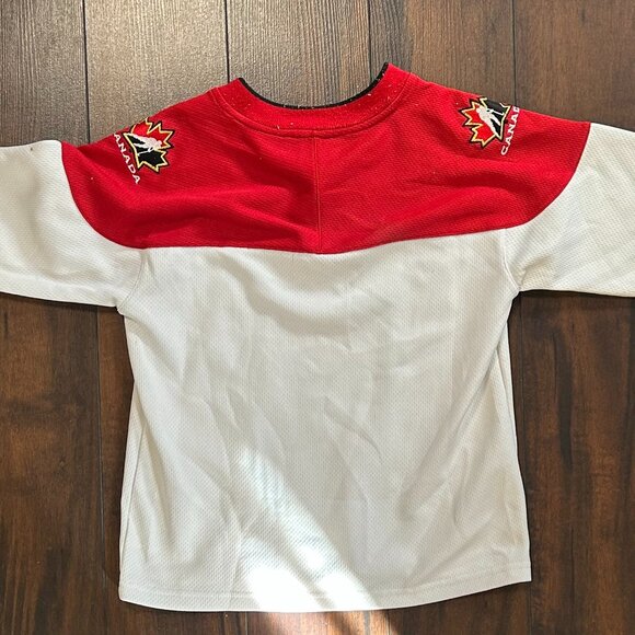 Vintage 90s Nike embroidery Team Canada hockey Jersey-kids - Picture 3 of 8